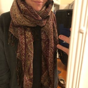 Giant Afghan Paisley Scarf
